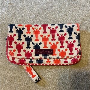 Bungalow 360 Lobster Print Wristlet